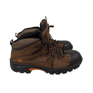 Wolverine Men's Hudson Steel Toe Work Boots Brown Leather 12 M‎